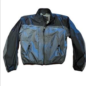 Olympia Motorsports Mens Size Large Black and Gray Jacket Waterproof Zippers